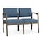 Lesro Lenox 2 Seat Tandem Seating W/ No Center Arm, 43.5 in W 24.5 in L 32 in H LS2101 - alternate 1